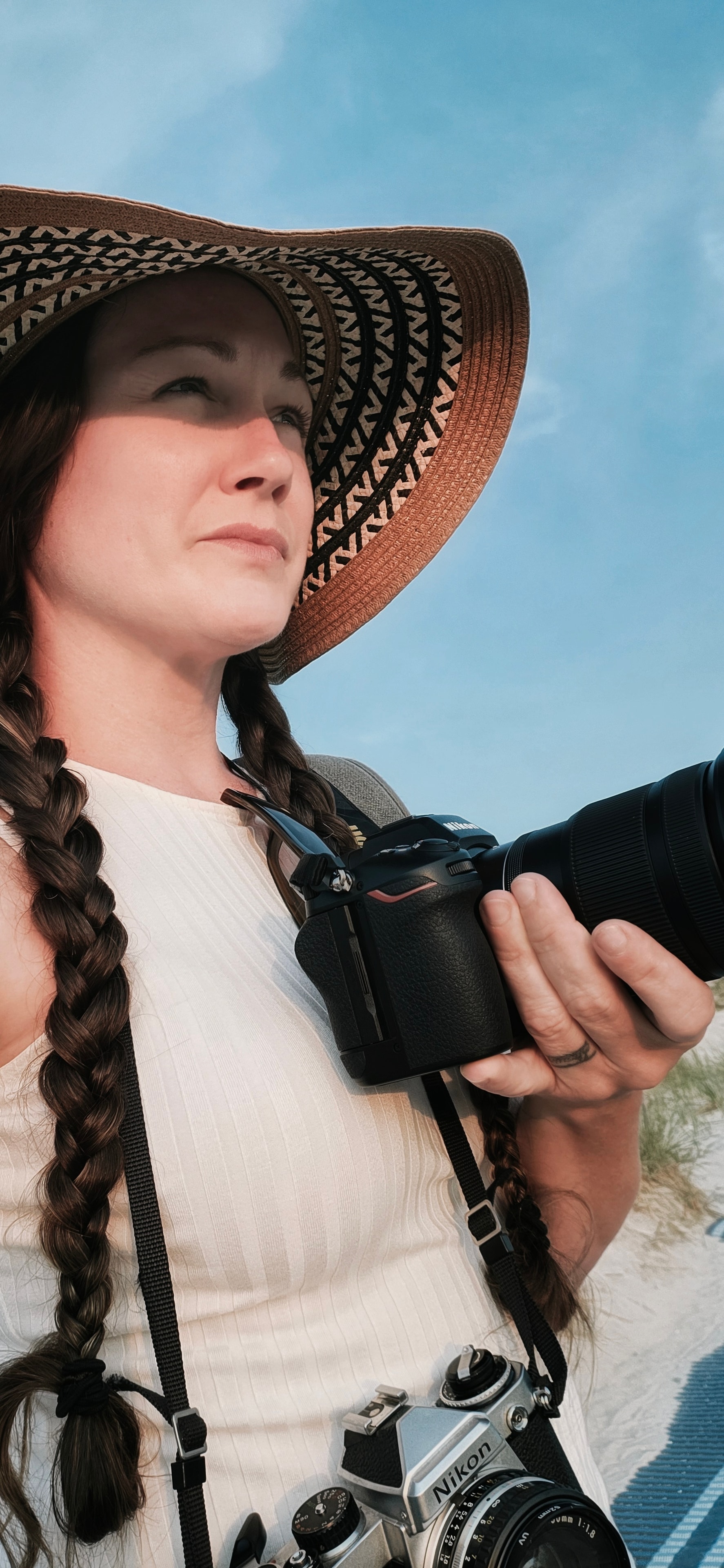 Alissa with her camera